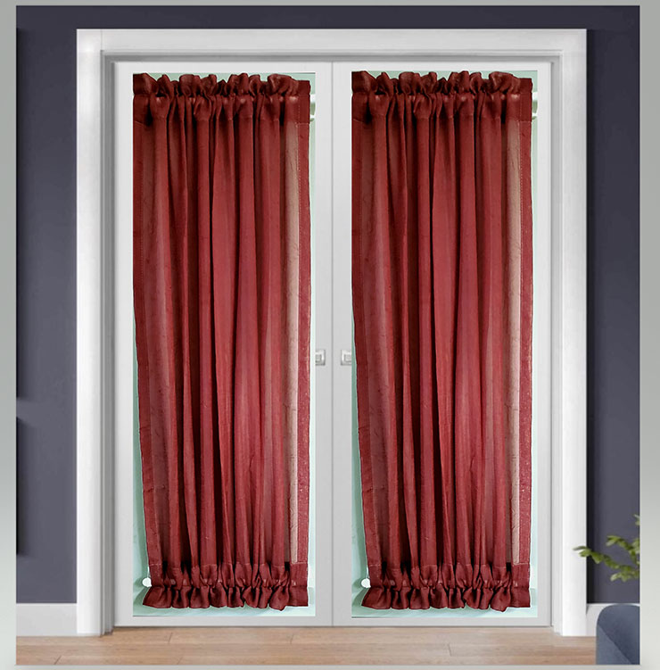 French Door Curtains - Sheer Fabric