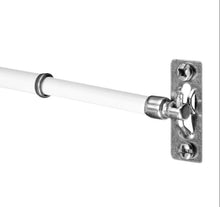 Load image into Gallery viewer, Sash Curtain Rods - Silver (pair)

