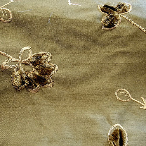 Ready-Made Embroidered Sash Curtains