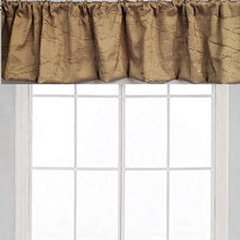 Load image into Gallery viewer, Valance Curtain Olive Burnished Fabric