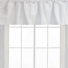 Load image into Gallery viewer, Valance Curtain with White Blackout Fabric